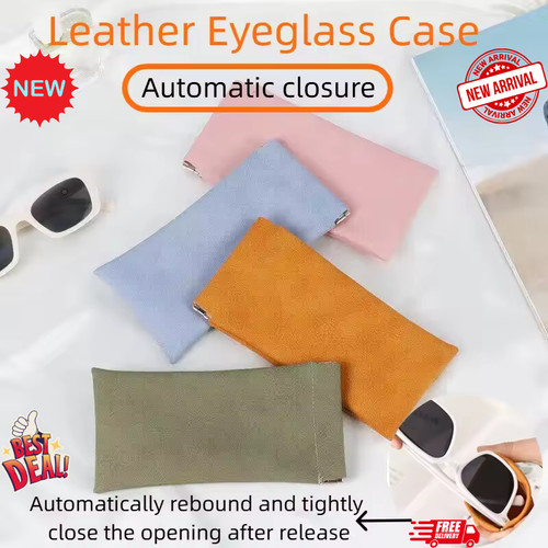 Glasses case with spring - glasses, top