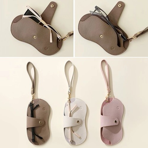 Soft leather glasses pouch - leather, |