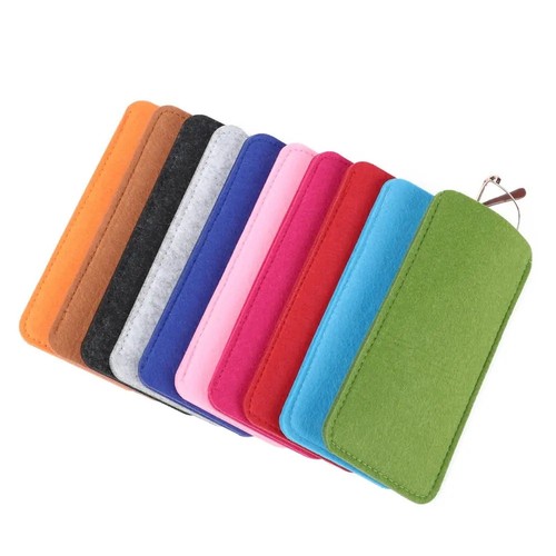 Soft felt cloth glasses case - soft,