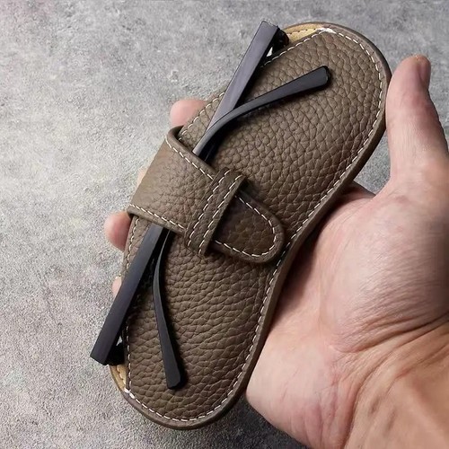 Soft leather glasses case - soft, |